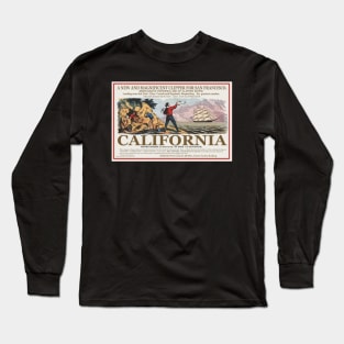 Sail to California Gold Long Sleeve T-Shirt